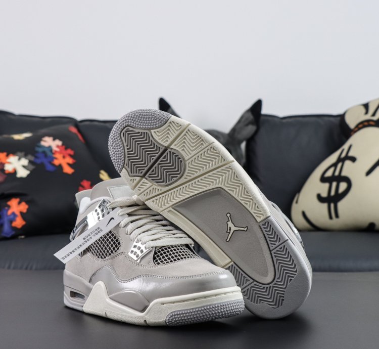 Nike Air Jordan 4 Light Iron Ore Frozen Moments Aq9129-001