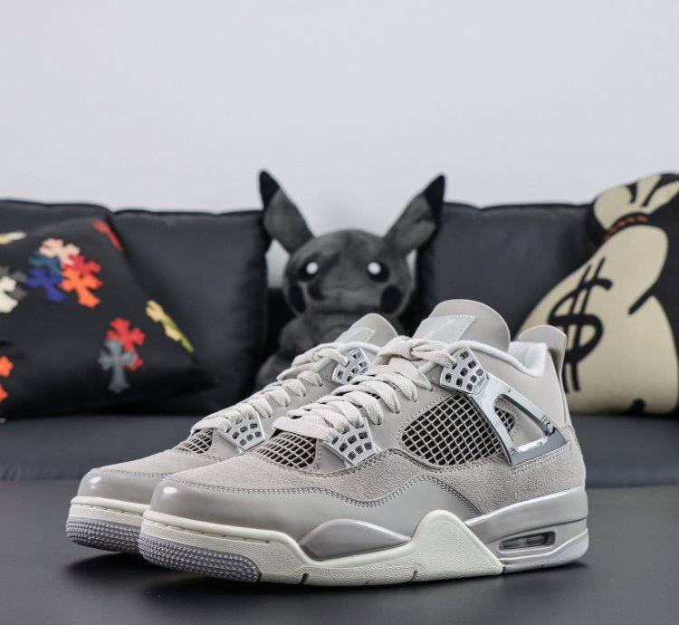 Nike Air Jordan 4 Light Iron Ore Frozen Moments Aq9129-001