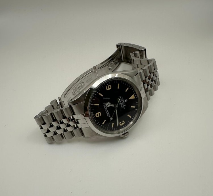 Rolex Explorer 1975 Jubilee Original Box And Rolex Card