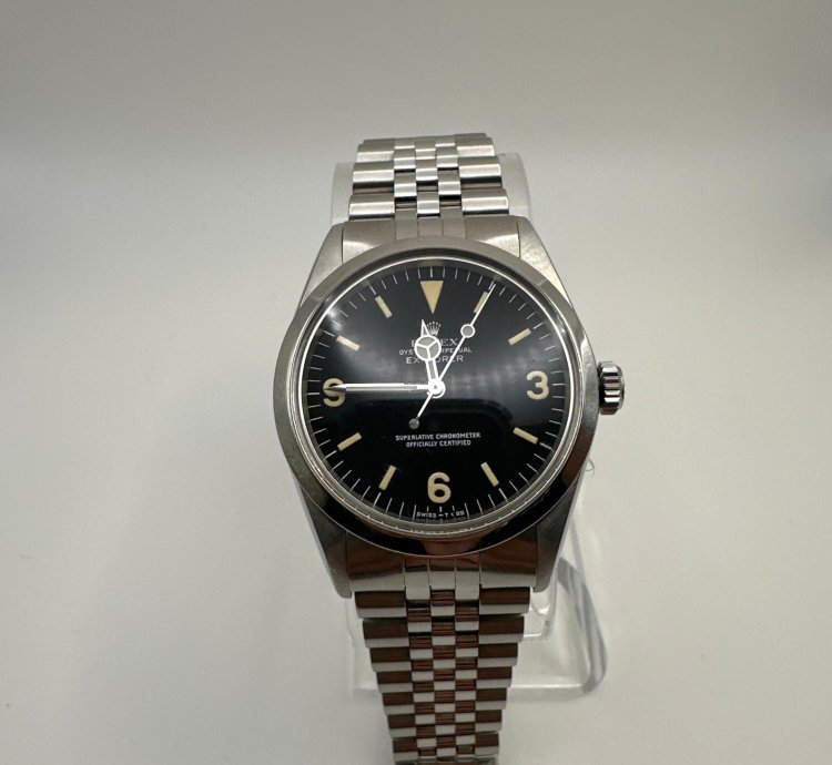 Rolex Explorer 1975 Jubilee Original Box And Rolex Card