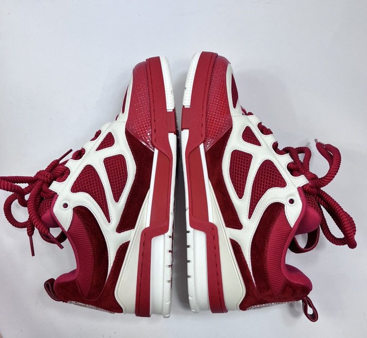 Louis Vuitton Sk8 Red White Sneakers