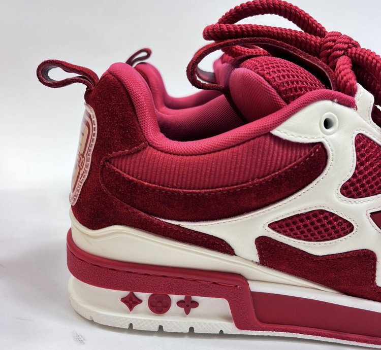 Louis Vuitton Sk8 Red White Sneakers