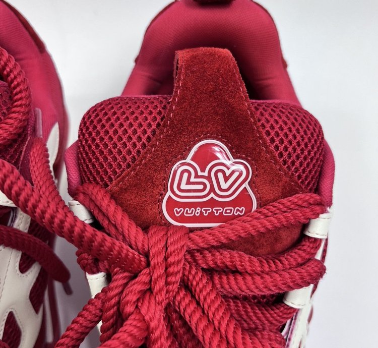 Louis Vuitton Sk8 Red White Sneakers