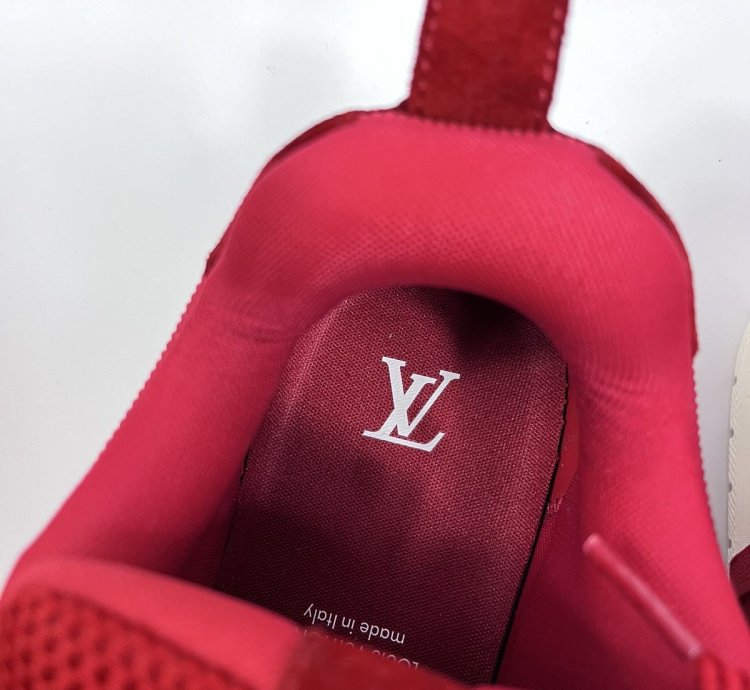 Louis Vuitton Sk8 Red White Sneakers