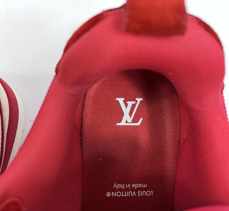 Louis Vuitton Sk8 Red White Sneakers