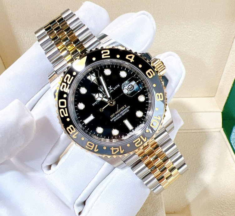 Rolex Gmt-master Ii 2025 New Gmt-master Ii Yellow Gold Two Tone Black Jubilee