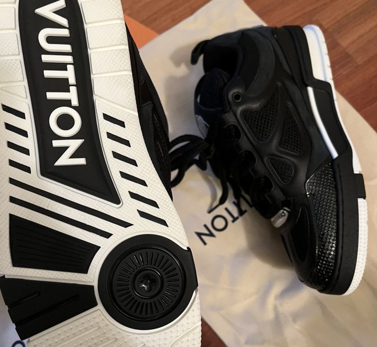 Louis Vuitton Sk8 Skate Shoes 8 5 Lv Black Virgil Abloh