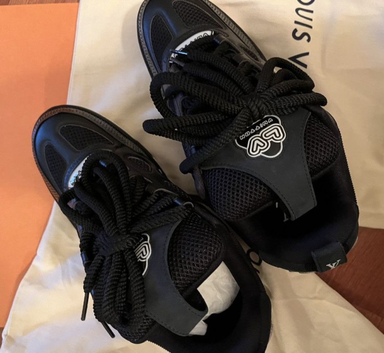 Louis Vuitton Sk8 Skate Shoes 8 5 Lv Black Virgil Abloh