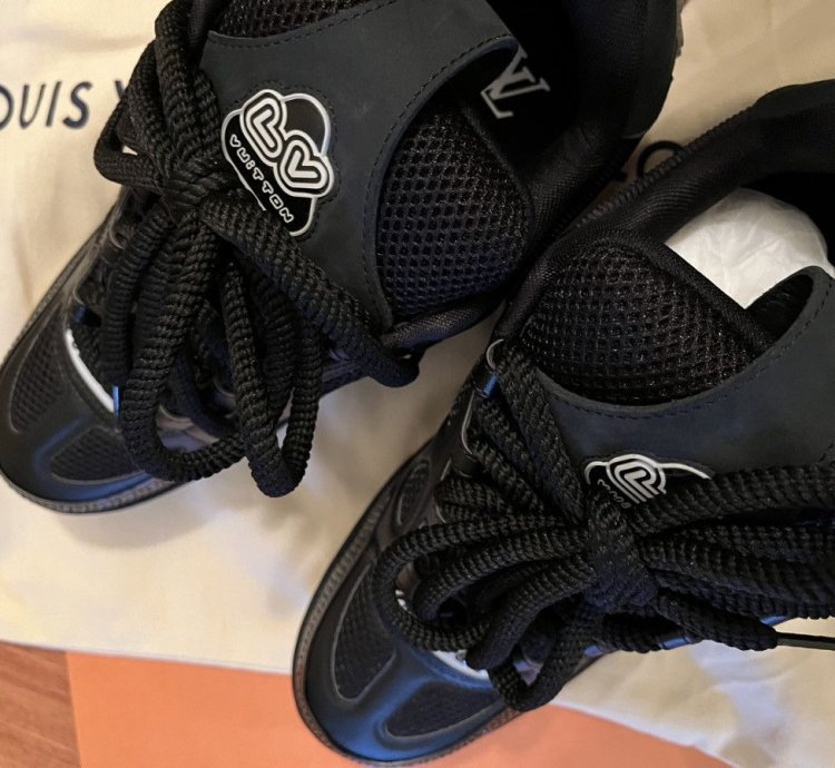 Louis Vuitton Sk8 Skate Shoes 8 5 Lv Black Virgil Abloh