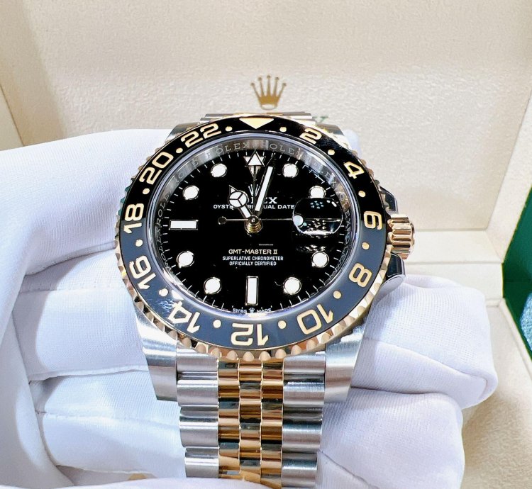 Rolex Gmt-master Ii 2025 New Gmt-master Ii Yellow Gold Two Tone Black Jubilee