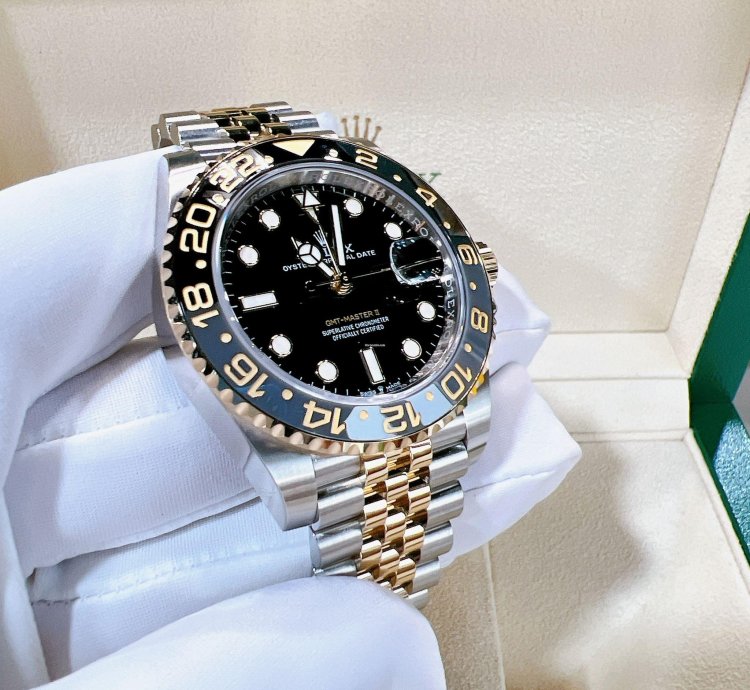 Rolex Gmt-master Ii 2025 New Gmt-master Ii Yellow Gold Two Tone Black Jubilee