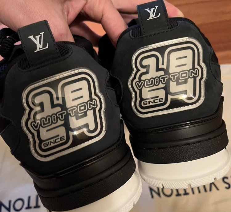 Louis Vuitton Sk8 Skate Shoes 8 5 Lv Black Virgil Abloh