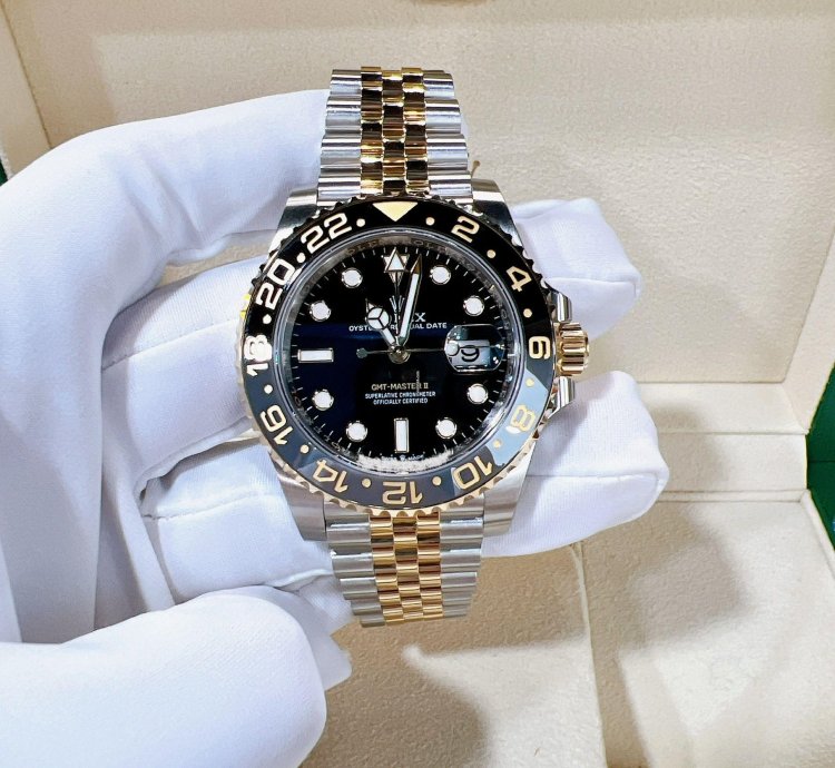 Rolex Gmt-master Ii 2025 New Gmt-master Ii Yellow Gold Two Tone Black Jubilee