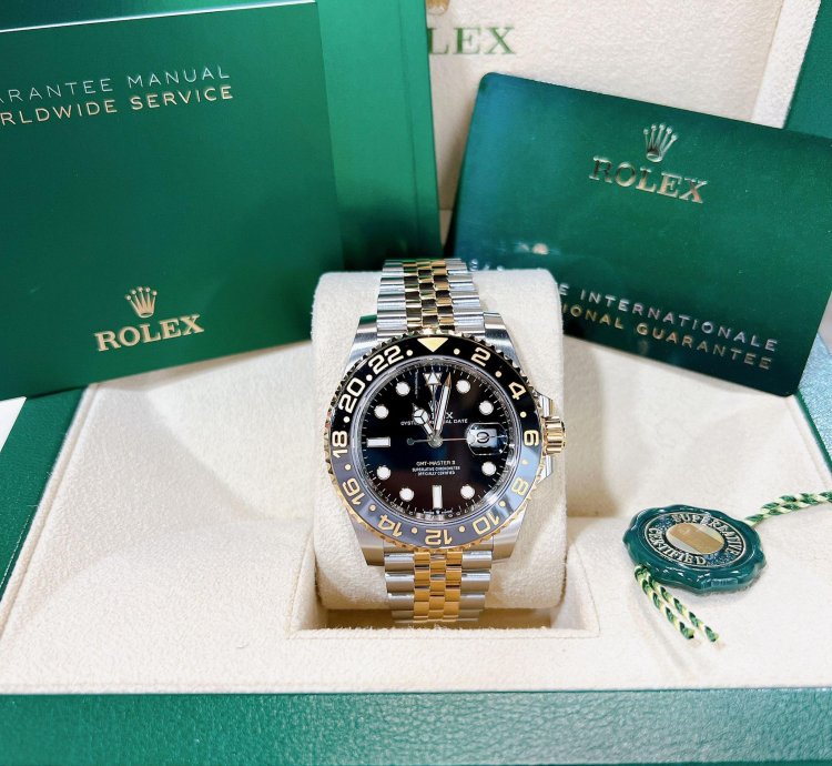 Rolex Gmt-master Ii 2025 New Gmt-master Ii Yellow Gold Two Tone Black Jubilee