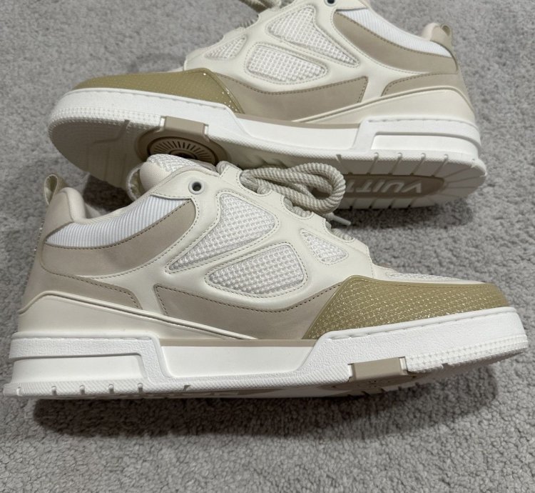 Louis Vuitton Skate Beige White