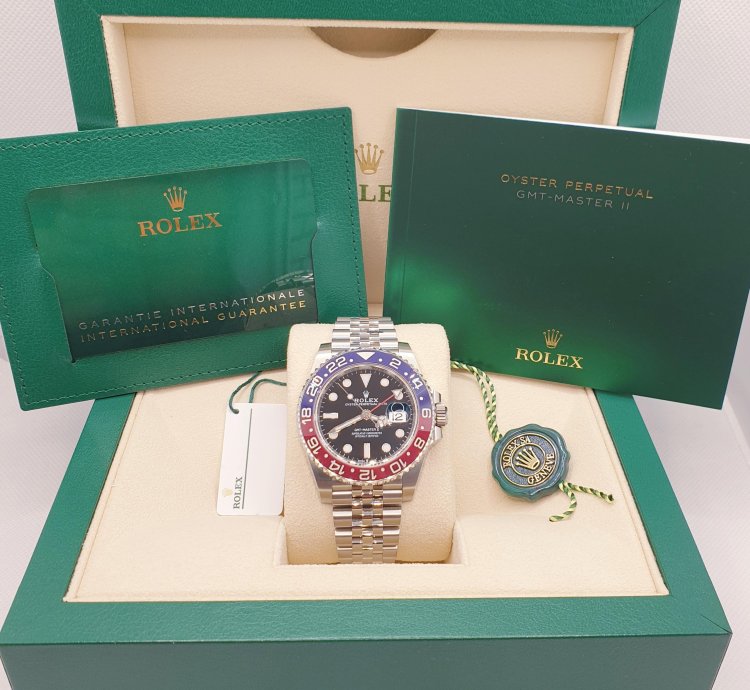 Rolex Gmt-master Ii 12-2020 Jubilee-band Ungetragen Teilverklebt
