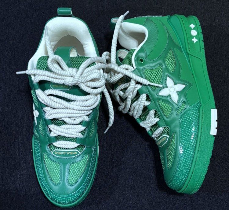 Louis Vuitton Skate Green Sneaker
