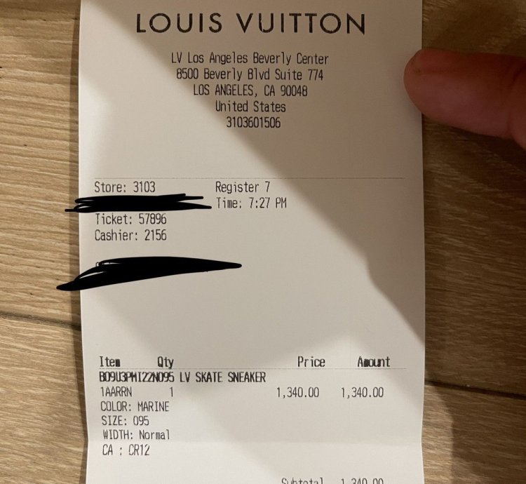 Louis Vuitton Skate Sneaker