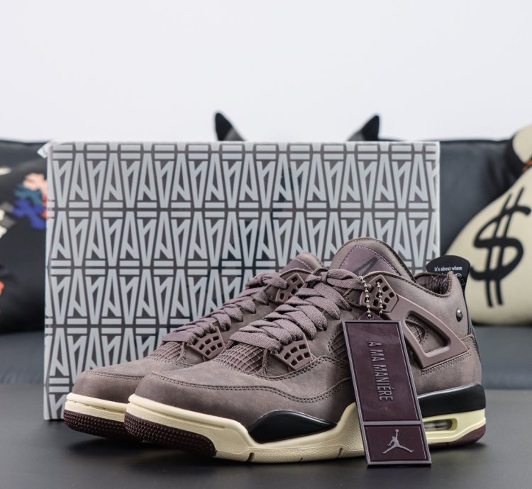 A Ma Maniere X Nike Air Jordan 4 Retro Violet Ore Dv6773-220
