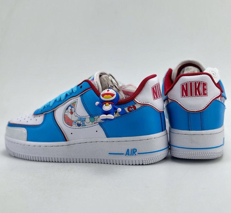 260 Nike Air Force 1 Low 07 Doraemon White Blue Bq8988-10612