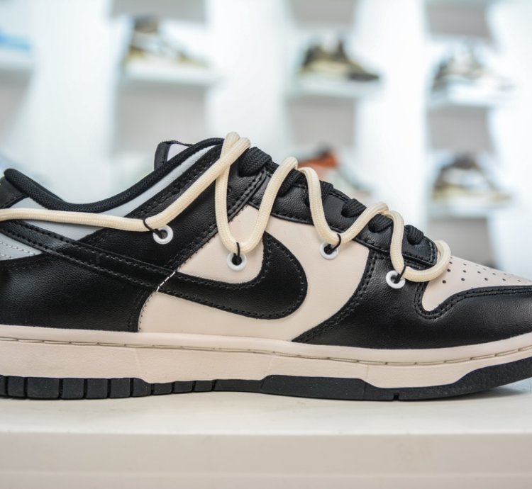260 Yc Version Nike Dunk Low Metal Punk Black White Gold Dd1391-10012
