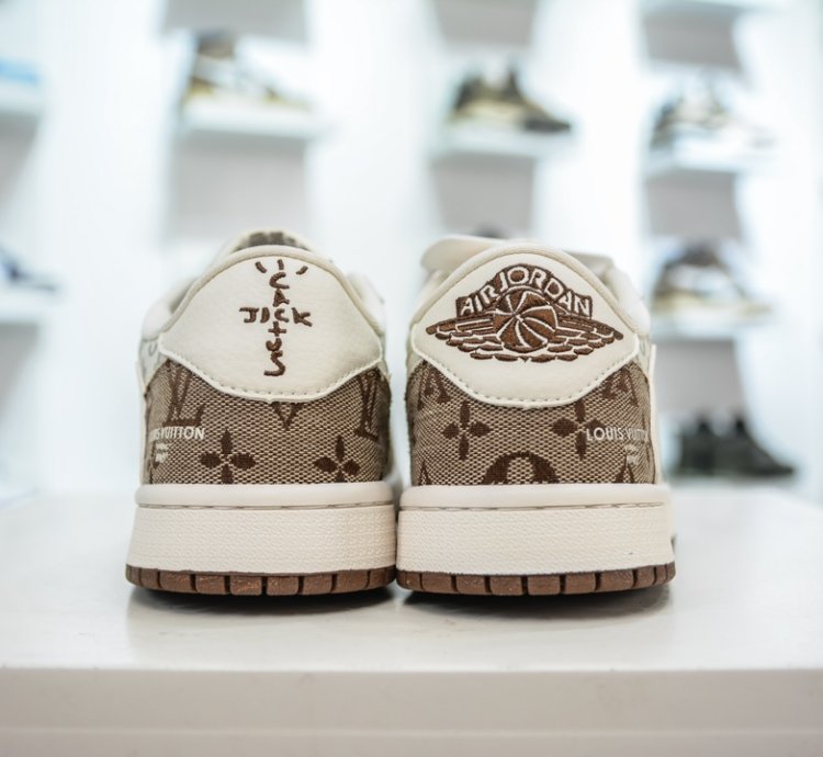 270 Ts X Air Jordan Aj1 Low Inverted Hook Low-top Joint Custom Color Matching Sj214