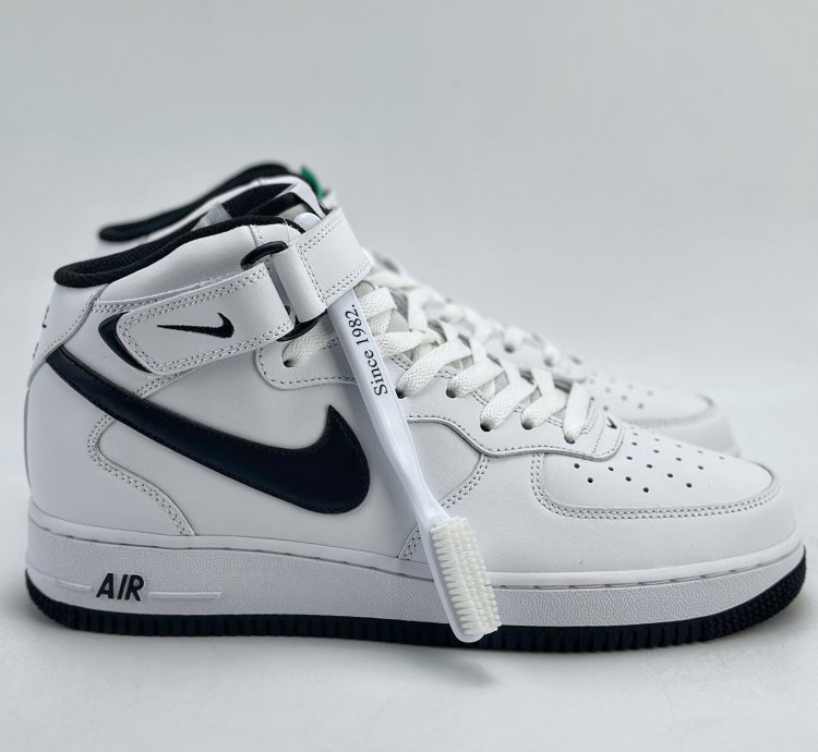 220 Nike Air Force 1 Mid 07 White Black Dv0806-101 23