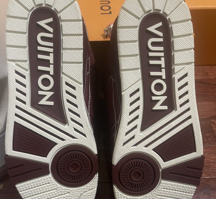 Louis Vuitton Skate Sneakers Burgundy