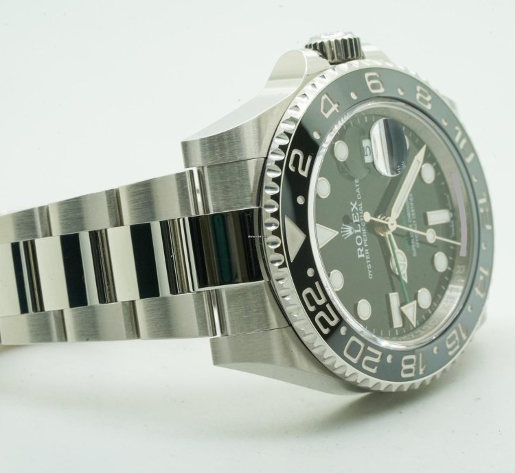 Rolex Gmt-master Ii 126710grnr 126710grnr 40mm Oyster Black Dial Grey Black Bezel Bruce Wayne