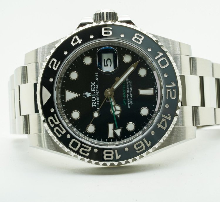 Rolex Gmt-master Ii 126710grnr 126710grnr 40mm Oyster Black Dial Grey Black Bezel Bruce Wayne