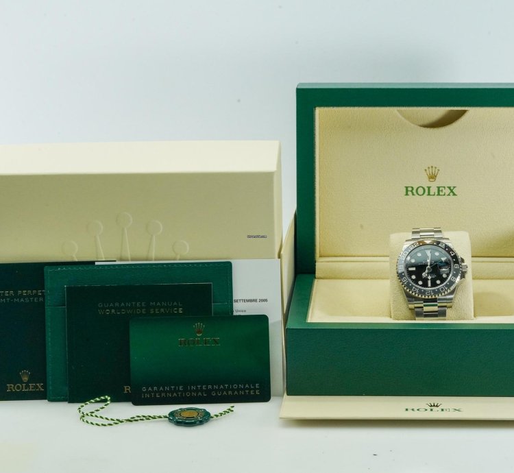Rolex Gmt-master Ii 126710grnr 126710grnr 40mm Oyster Black Dial Grey Black Bezel Bruce Wayne