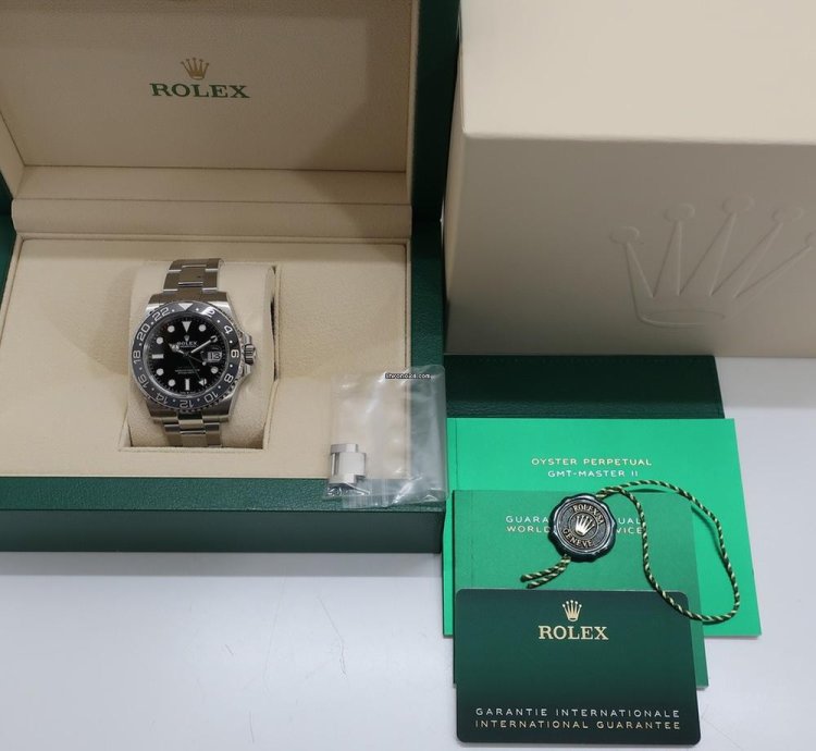 Rolex Gmt-master Ii 126710grnr Automatic Steel Like New Unworn