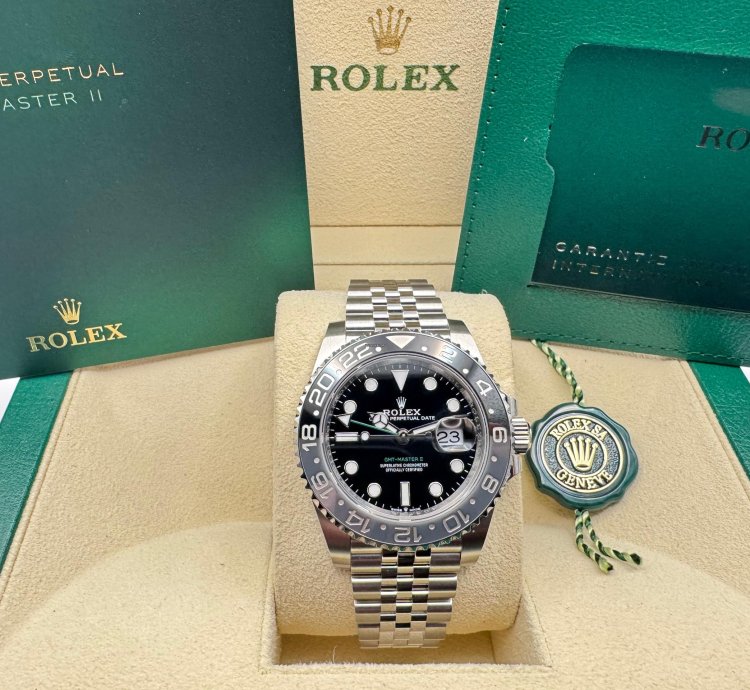 Rolex Gmt-master Ii 126710grnr Bruce Wain Jubilee 2025
