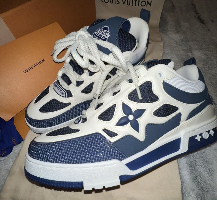 Louis Vuitton Skate Sneakers Marine
