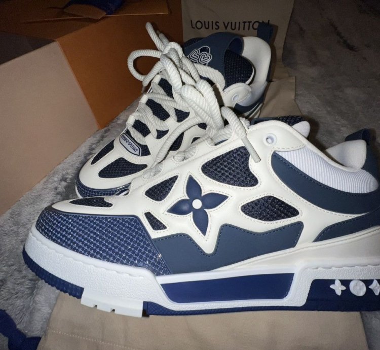 Louis Vuitton Skate Sneakers Marine