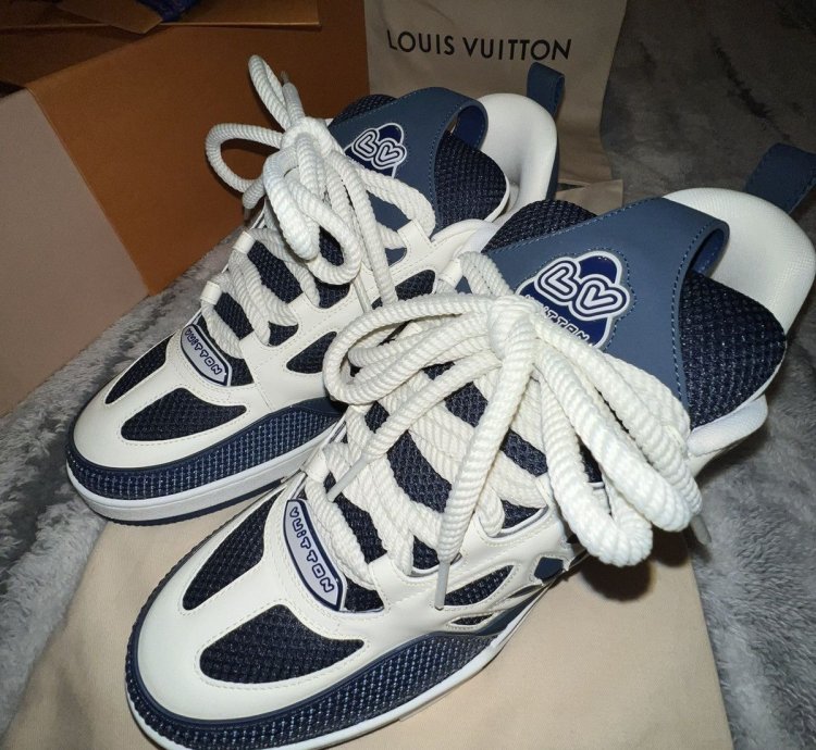 Louis Vuitton Skate Sneakers Marine