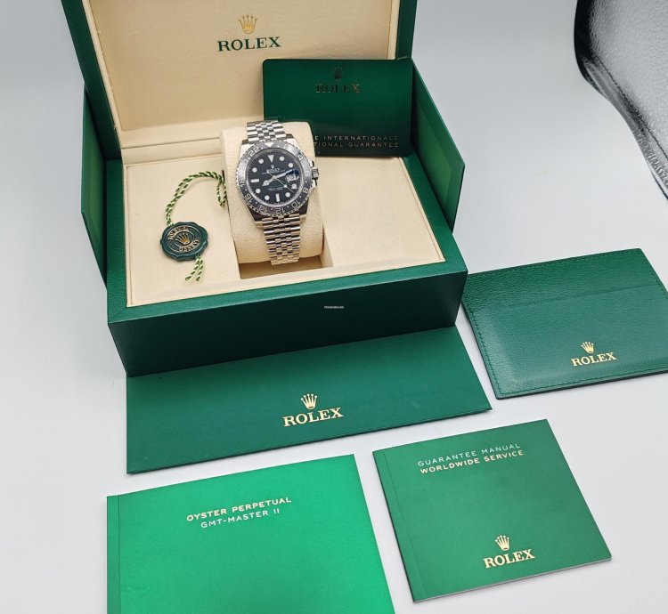 Rolex Gmt-master Ii 126710grnr Bruce Wayne Jubilee New 2025 Full Set