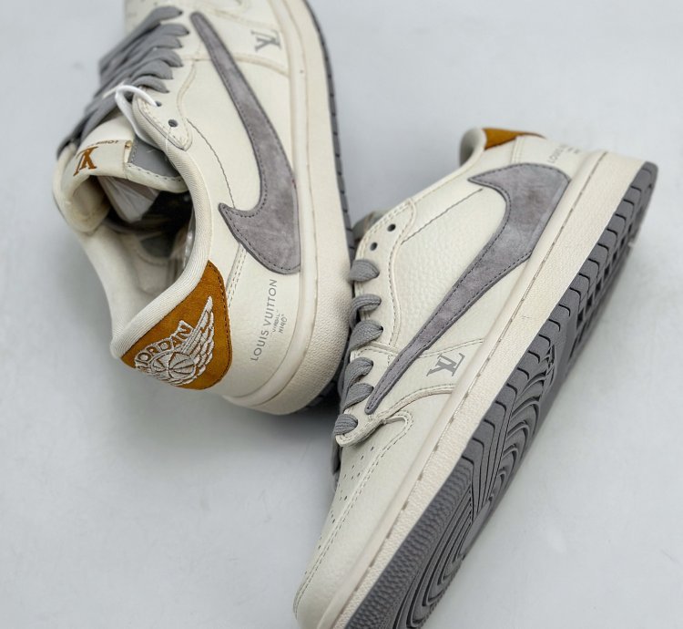 280 Travis Scott X Nike Air Jordan 1 Low X Louis Vuitton Three-party Joint Lx198123