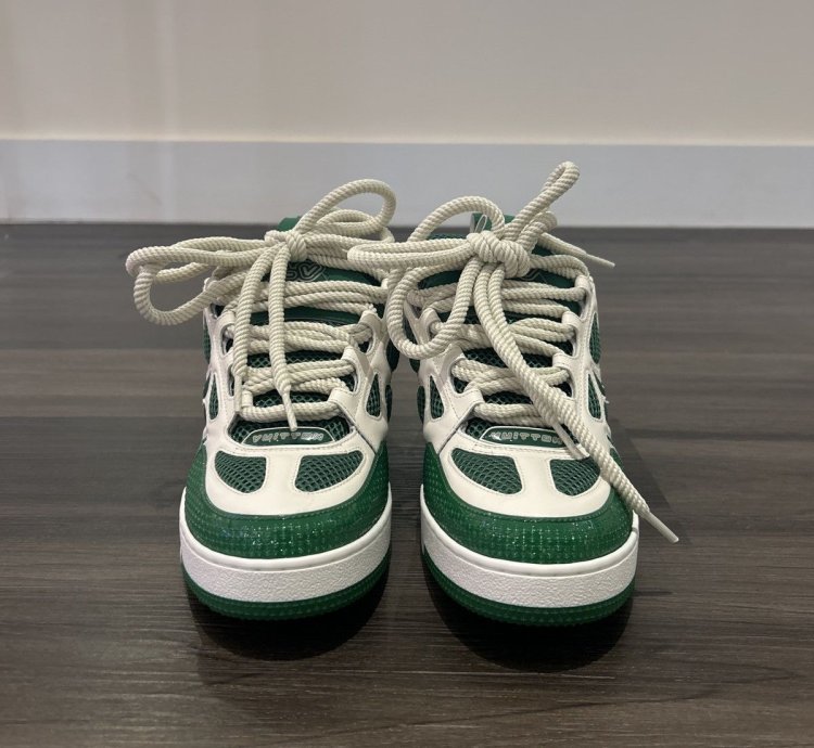 Louis Vuitton Skate Trainer Green White