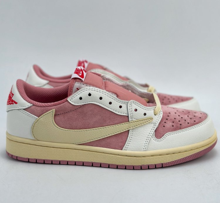 190 Travis Scott X Nike Air Jordan 1 Low X Louis Vuitton Air Jordan 1 Low Peach223f