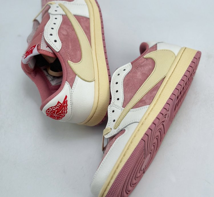 190 Travis Scott X Nike Air Jordan 1 Low X Louis Vuitton Air Jordan 1 Low Peach223f