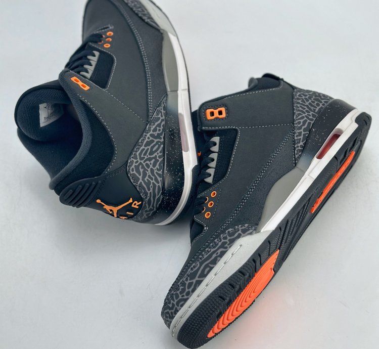 240 Air Jordan 3 Retro Fear Fear Trend Retro Basketball Shoes Ct8532-080 - 2344fd