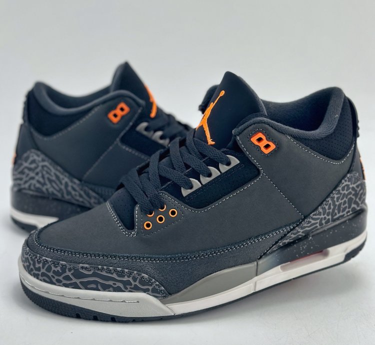 240 Air Jordan 3 Retro Fear Fear Trend Retro Basketball Shoes Ct8532-080 - 2344fd