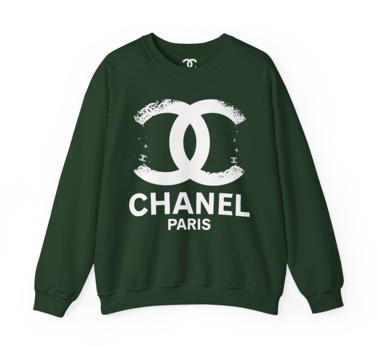 Chanel Sweatshirt Break Forest Green Size Usa