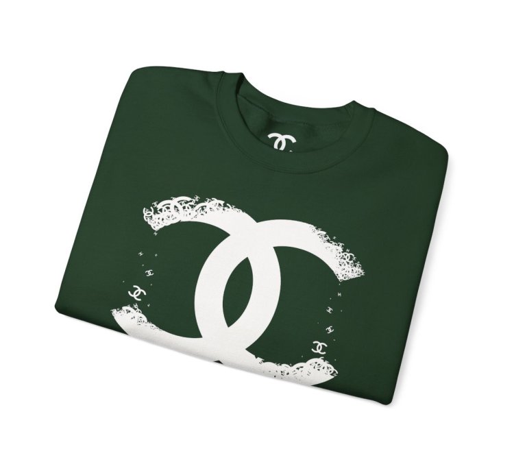 Chanel Sweatshirt Break Forest Green Size Usa