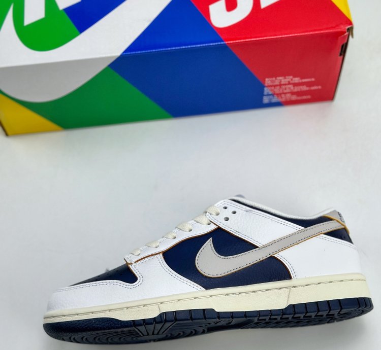 190 Nike Sb Dunk Low X Huf Nyc New York Scratch-off White And Blue Fd8775-100 -231f