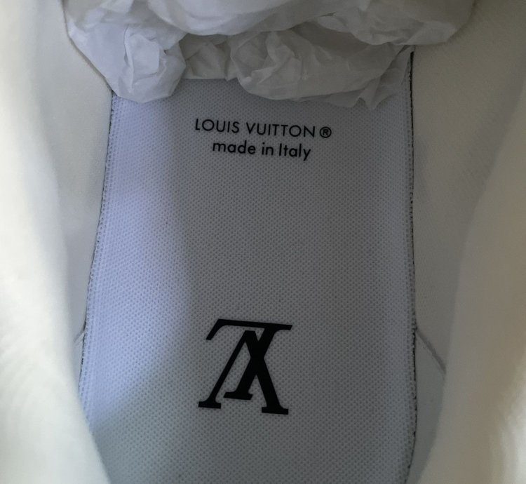 Louis Vuitton Sky Blue Monogram Trainer Sneaker