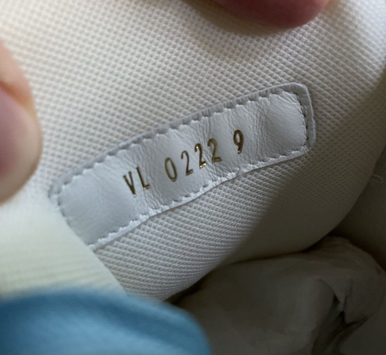 Louis Vuitton Sky Blue Monogram Trainer Sneaker
