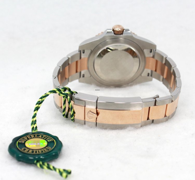Rolex Gmt-master Ii 126711 Root Beer 18k Rose Gold Ss Box Papers New