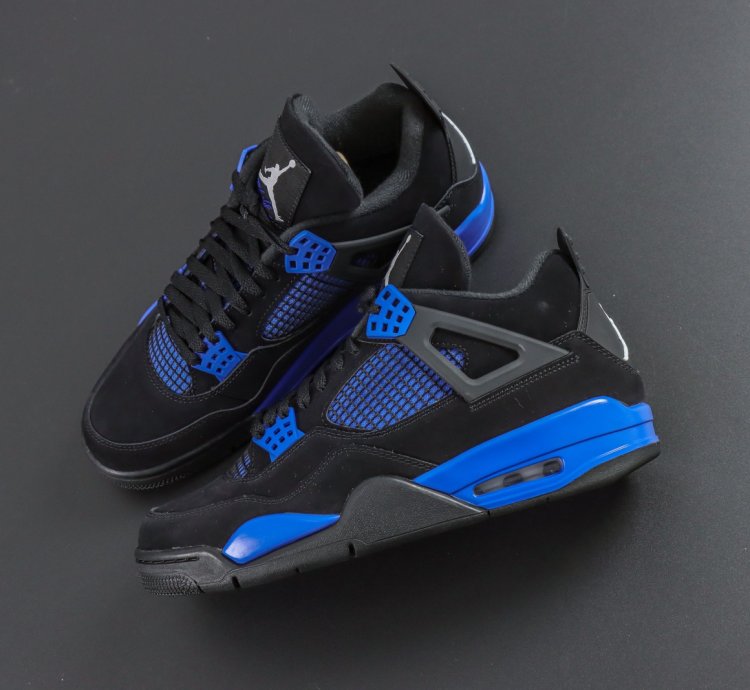 Nike Air Jordan 4 Black Blue